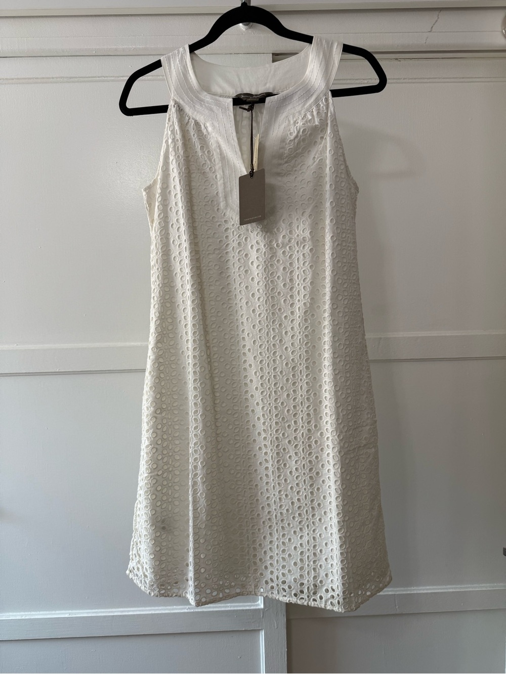 Tommy Bahama White Eyelet Mini Dress